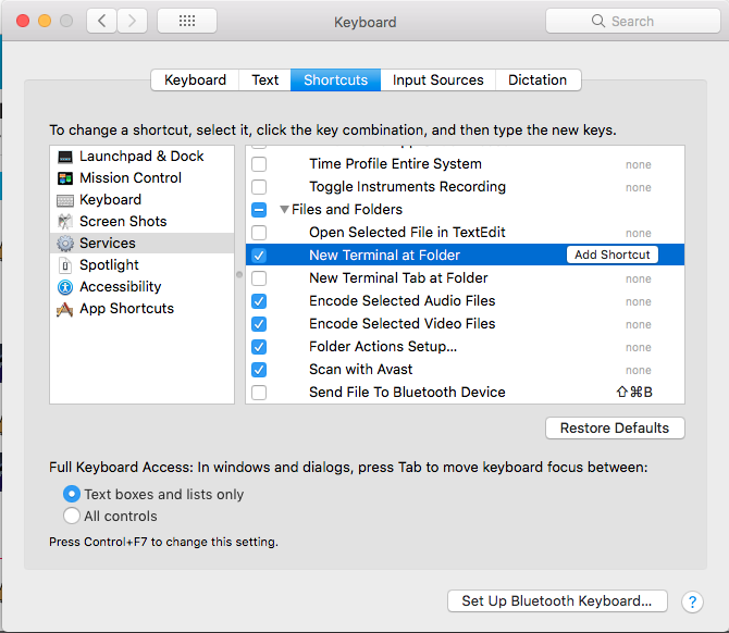 Mac OS - System Preferences