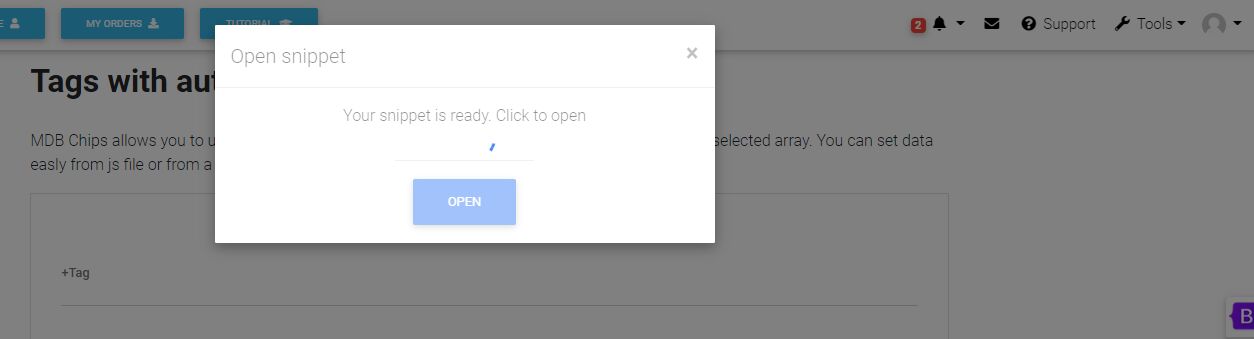 Opening snippets hangs if logged in